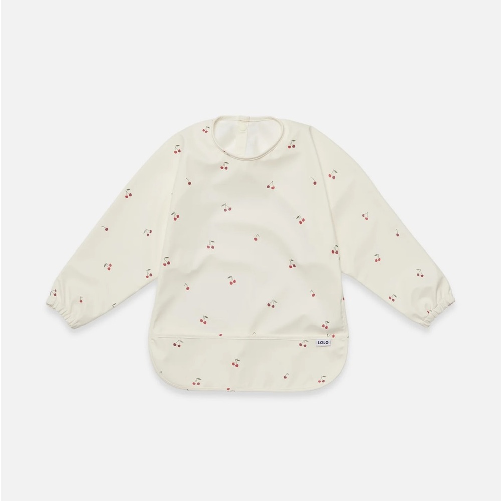Lalo Smock Bib - Cherry